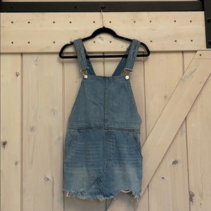 Jean overall skirt